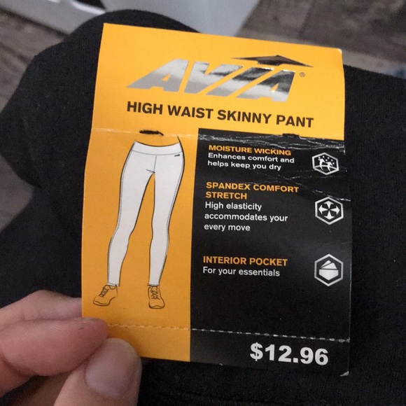 Avia Womens Active Performance Skinny Pant, Women's, Size: M and (Size L) - Picture 3 of 4